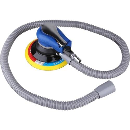 6 Inch Air Random Orbital Palm Sander Polisher 150mm Round Pad Pneumatic Car Polisher Hand Sanding Polishing Machine Power Tool