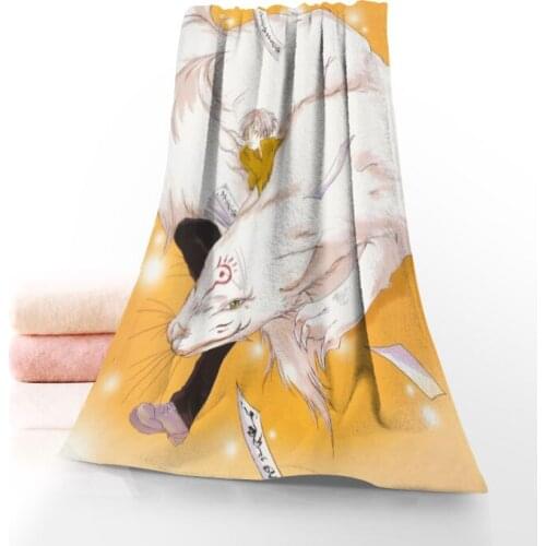 Custom Natsumes Book of Friends 35x75cm Fitness Sports Towel Portable Quick-Drying Towel Yoga Outdoor Microfiber Sports Towel