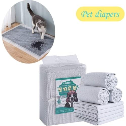 Pet supplies dog diapers pet supplies diapers cat diapers Teddy diapers absorbent pad thickening and deodorizing 100 pieces