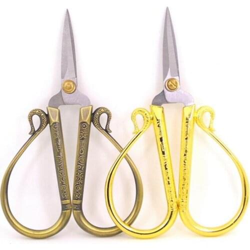 Sewing Tailors Scissors Retro Sharp Scissors Cutter Cutting Scissors Shears Cross stitch Embroidery Fabric Garment DIY Handcraft