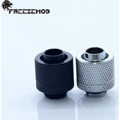 FREEZEMOD for 9.5X12.7mm Soft Tube Fitting Hose PVC Tube Silicone Tube Fittings G1/4'' External Thread MOD Computer Water Cooler