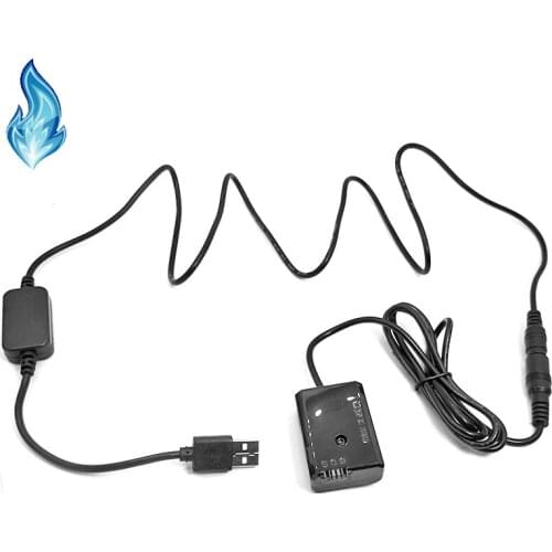 NP-FW50 DC Coupler AC-PW20 Plus USB Cable for Sony 7 7R 7S NEX 3 3N 5 SLT A33 A55 A65 A77 A3000 A3500 A5000 A6000 A6300