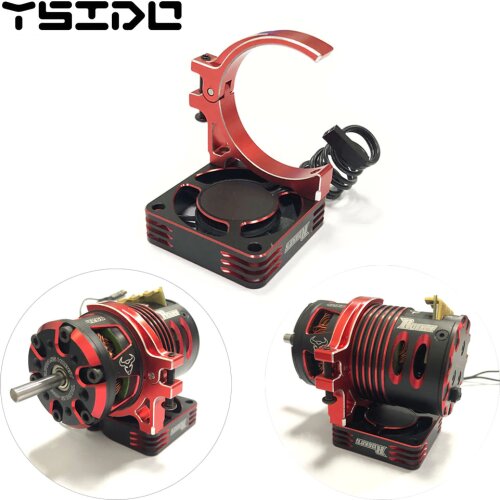 Rocket Motor Fast Cooling Fan 40x40mm Aluminum Fan w/ holder for 1/10 1/8 RC Car 4068 4082 4092 4074 4274 4268 Brushless Motor