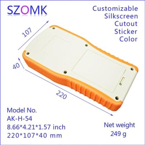 10 piece szomk high quality abs GPS handheld distribution box abs 220*107*40mm handheld distribution box abs mateial