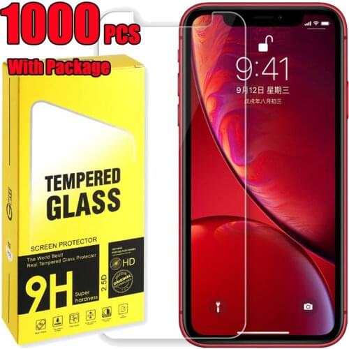 1000pcs 2.5D Premium Tempered Glass Screen Protector Film Guard For iPhone 12 Mini 11 Pro Max XS XR X 8 7 6 Plus SE With Package