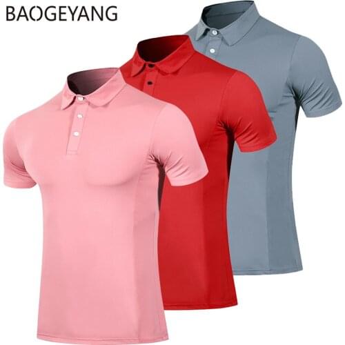 2021 golf clothes summer new golf shirt male comfortable breathable quick dry golf short sleeve Pink t-shirt Golf wear