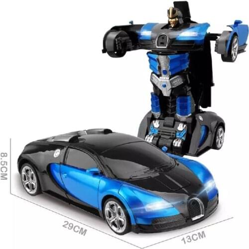 28CM 1:14 RC Car Robot 2.4Ghz Induction Transformation Robot Gesture Sensing Deformation Remote Control Toys Cars for Children