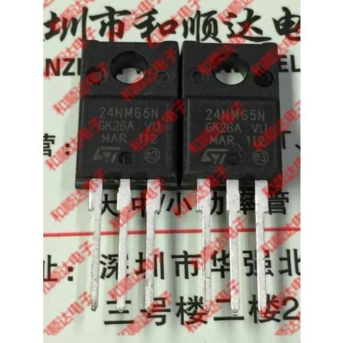 5PCS/ STF24NM65N TO-220F 650V24A TO220F