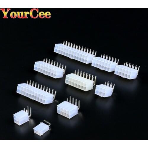 5557 4.2mm 1-12p Pin Female For PC Computer ATX Graphics Card GPU PCI-E PCIe Automotive Power Connector Plastic Right Angle