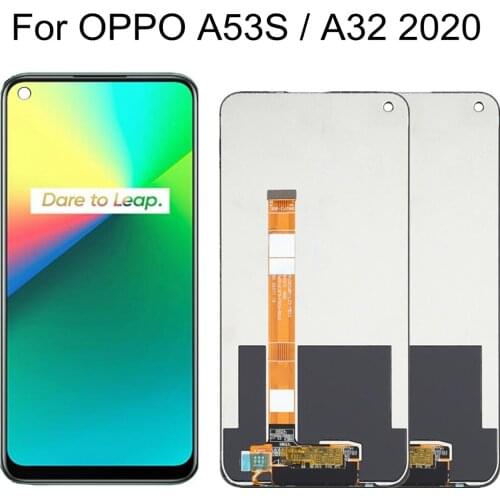 6.50" LCD FOR OPPO A32 PDVM00 LCD Display Touch Screen Digitizer Assembly Replacement parts For OPPO A53 CPH2127 CPH2131 LCD
