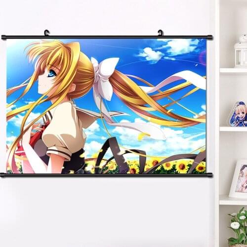 Anime AIR Kunisaki Yukito Kamio Misuzu Kirishima Kano Wall Scroll Poster Manga Wall Hanging Poster Home Decoration 40*60cm