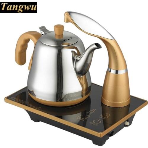 Automatic upper water electric kettle stainless steel automatically pump the into tea pot