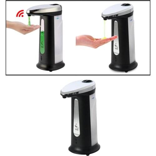 400ml Touchless Electric Automatic Soap Dispenser Battery Operated Soap Dispensing Device for Home Bathroom Hotel Restaurant