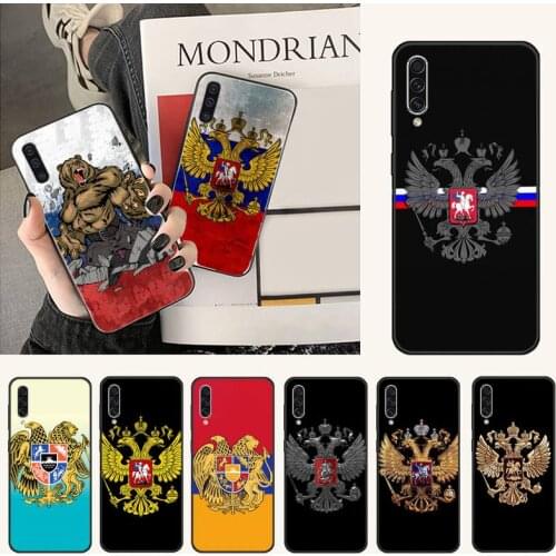 Armenia Albania Russia flag Emblem Coque Phone Case For Samsung A20 A30 30s A40 A7 2018 J2 J7 prime J4 Plus S5 Note 9 10 Plus