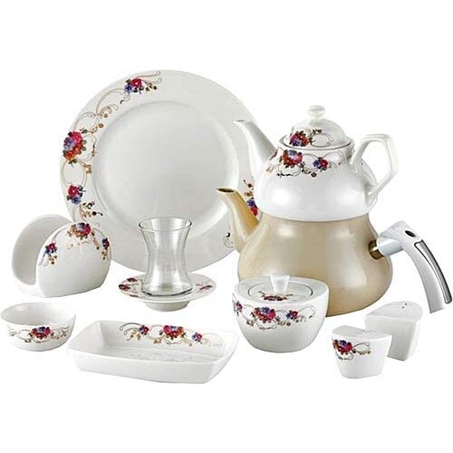 Schafer Lilly 31 Pieces 6-Person Porcelain Breakfast Set 27904