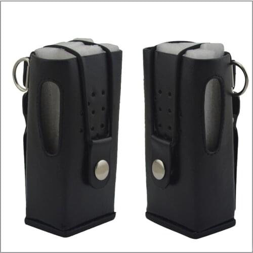 Leather Carry Case with belt clip & Strap for walkie talkie TK2200/TK2202/TK2206/TK2207/TK3207/TK3217 Portable Two-way Radio