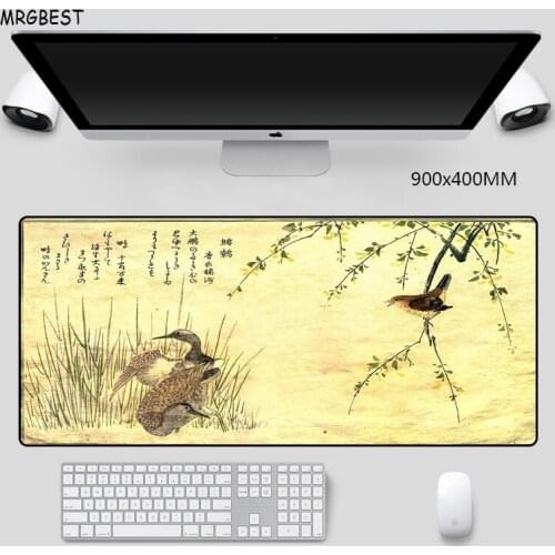 MRGBEST Printing Mouse Pad Big Size Computer PC Laptop Mouse Pad with Locking Edge Nature Non-slip Rubber for Decorate Table