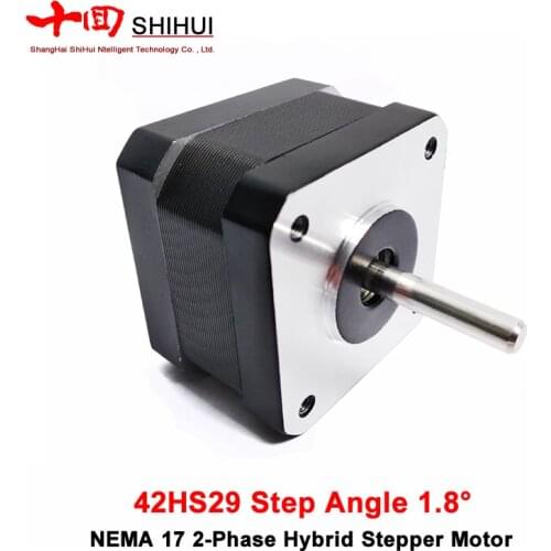 Nema 17(42HS29-0804) 2 Phase Hybrid Stepper Motor 29mm Length 1.8° Step Angle 0.8A DC Motor For 3D Printer CNC Kit