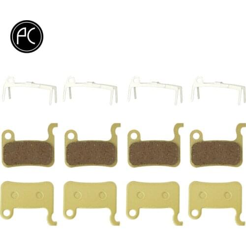 PCycling 4 Pairs Bicycle Sintered Disc Brake Pads For Shimano Deore M596 M595 M535 SLX M665 XT M775/776/765 XT/R M975 M966 M965