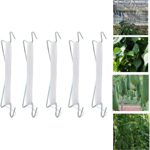 Garden Plant Support Tomato Support J Hook Tomato Plant Holder Binder Anti-Crush Hooks Rope Length 10M