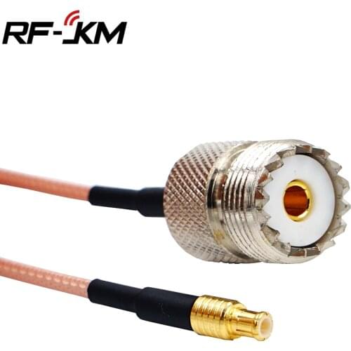 RF Coaxial Cable UHF SO239 PL259 Female nut bulkhead To MCX Male RA PLUG RG316 Pigtail Cable