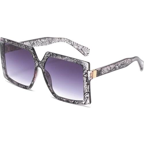 2021 Classic Vintage Square Sunglasses Women Oversized Gradient Sunglasses Men Retro Sunglasses UV400 Lentes De Sol Mujer