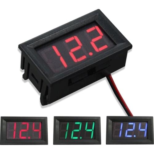 LED display Digital Voltmeter Ammeter DC 100V 10A Blue Red Amp Dual Digital Volt Meter Current Gauge Car Current Monitor Tester