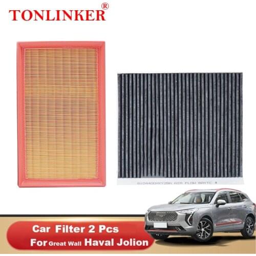 TONLINKER Air Filter Cabin Filters For Great Wall Haval Jolion First Love 2020 2021 1.5MT 1.5DCT GW4G15K GW4B15 Car Accessories
