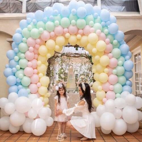 20/40/60/80pcs 5inch Pastel Balloon Rainbow Macarons Candy Latex Balloons Birthday Party Decorations Wedding Decor Air Globos