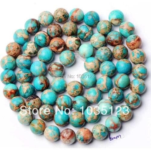 High Quality 6mm Blue Crazy Lace Agates Onyx Round Shape Loose Beads Strand 15" Jewelry Making w584