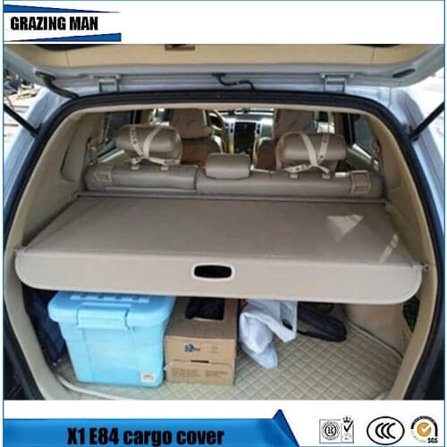 High quality Rear Rear Cargo Cover For For BMW X1 E84 2009-2016 Rear privacy Trunk Screen Security Shield shade Auto Accessories