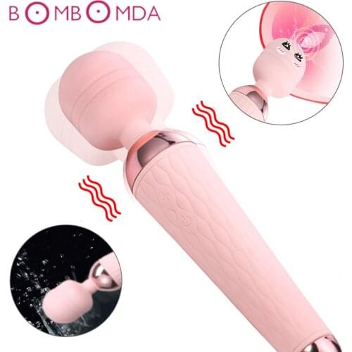 Female G Spot Vibrator Clitoris Stimulator 10 Speed Magic Wand Massager AV Stick body Massager Sex Product Sex Toys For Women