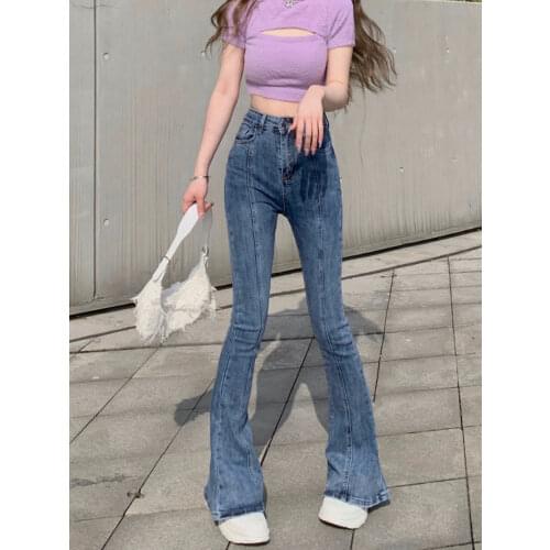 ZZYSCFPSYFAH Women's Straight Jeans