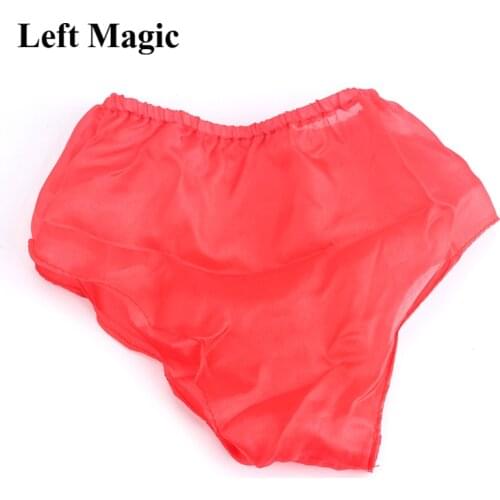 1set Silk To Panties magic silk scarf silk to panty magic tricks professional magician close up Sexy magia easy to do props 3110