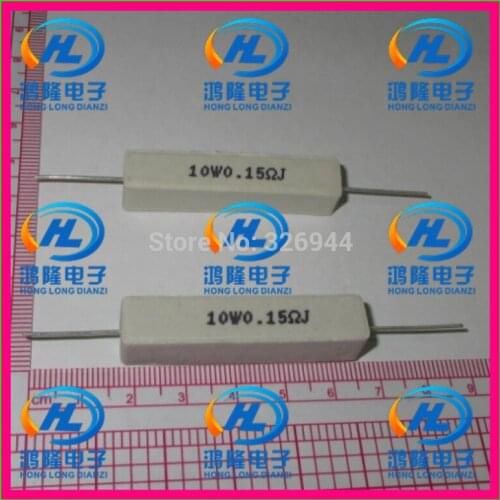 10pcs/lot) 10W 0.15 ohm +/-5% / 10W 0.15 ohm 5% / 10W 0.15RJ