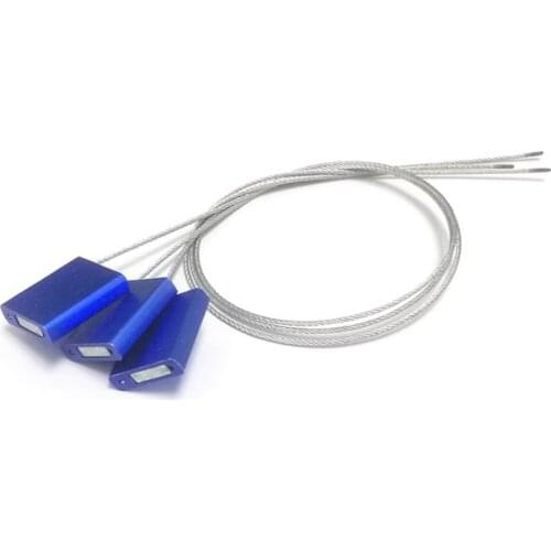 10pcs Wire Lead Seal 30cm length Aluminum Alloys Lock Body metal security seals padlock for Container truck sealing