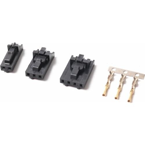 2.54mm 1x2/1x3/1x4 Connector & Positive Latch Housing Kit- 10 Pack for Mini-rambo/Einsy Rambo Boards and Prusa I3 Mk2s/mk3