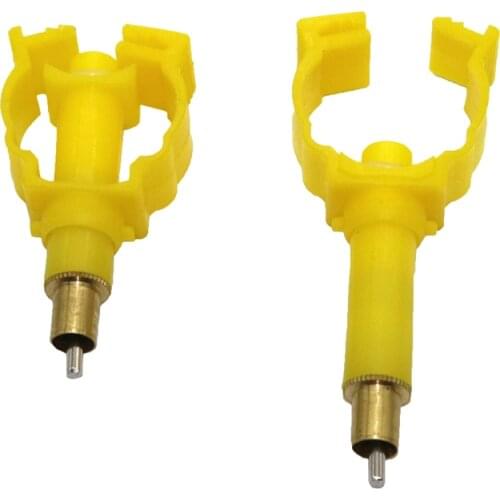 20 Pcs Rabbit drinking fountain Nipple mouth Yellow Lengthened Rabbit cageWholesale rabbit