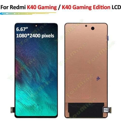 6.67'' Original For Xiaomi Redmi K40 Gaming LCD Display Screen Touch Panel Digitizer For Redmi K40 Gaming Edtion LCD display