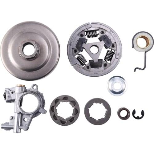 HOT-Clutch Drum 3/8Inch 8T 7T Sprocket Rim Kit for Stihl MS361 MS 361 Oil Pump Worm Gear Chainsaw 1128 007 1000,1128 160