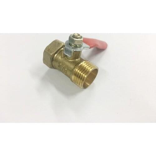 Free shipping (5pcs/lot) 1/4",3/8",1/2male and female ball valve external thread ,brass ball valve ,copper valve, copper fitting
