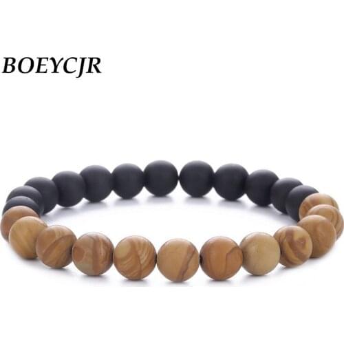 BOEYCJR Stone Bracelets For Men