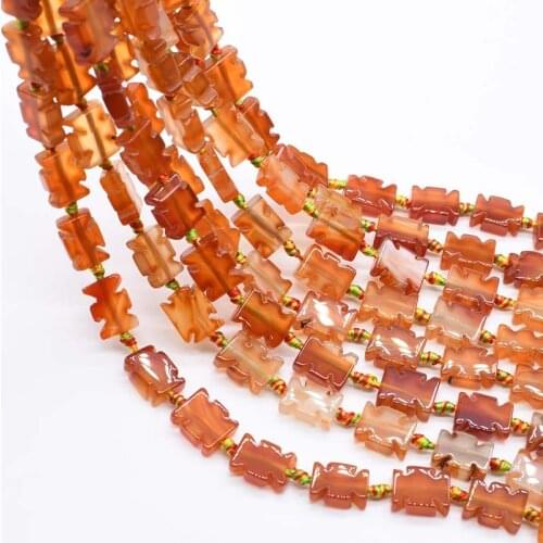2strands/lot Eagle shape agate loose Natural Stone Beads For Woman DIY Necklace Bracelets Jewelry Making Strand 15"