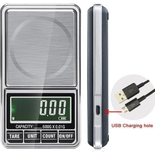 Mini Pocket Gram Digital Jewelry Scales 500g/300g/200g 0.01g Electronic Weighting Accurate Weight Balance Gold Scale
