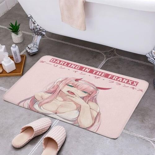 Darling in the Franxx Cheaper Anti-slip Modern Area Rugs Living Room Balcony Bathroom Printed Carpet Doormat Hallway Bath Mat