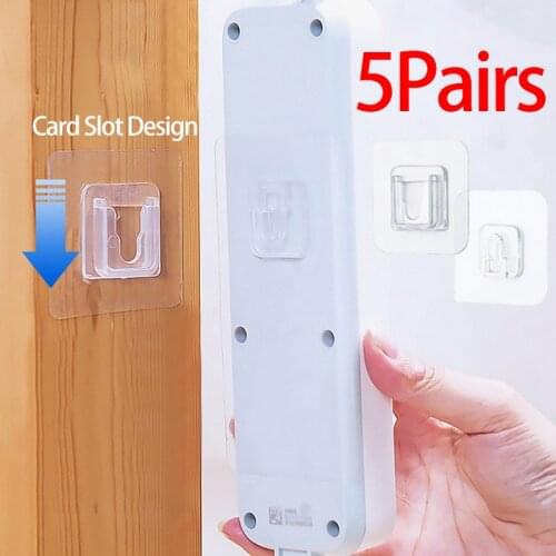 Double-Sided Adhesive Wall Hooks Hanger Strong Transparent Hooks Suction Cup Sucker Wall Storage Holder For Kitchen Bathroom