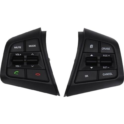 For Hyundai CRETA 2.0L IX25 Steering Wheel Buttons Cruise Control Bluetooth Switches Remote Volume Button