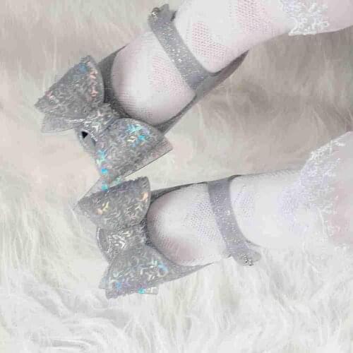 Mini Melissa Princess Girls Sandals Children Jelly shoes Kids little big girl candy Shoes shinny ice crystals Sandals MN023