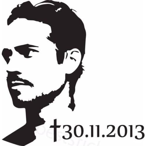 For Paul Walker Aufkleber Window Bumper Laptop Sticker Vinil Decal 107