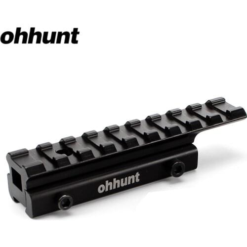 Weapon Hunting Extension Low 11mm Dovetail Airgun .22 To 20mm Picatinny Weaver Rail Adaptor For Scope Mount With Stop Pin
